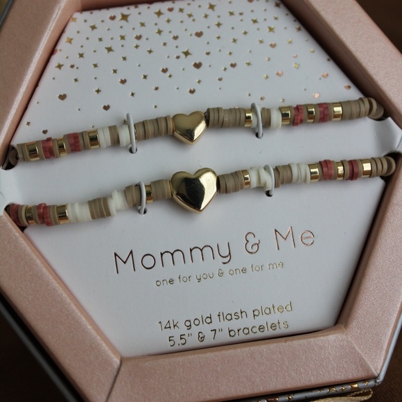 Unwritten Mommy and Me Heart Necklaces - Picture 1 of 5
